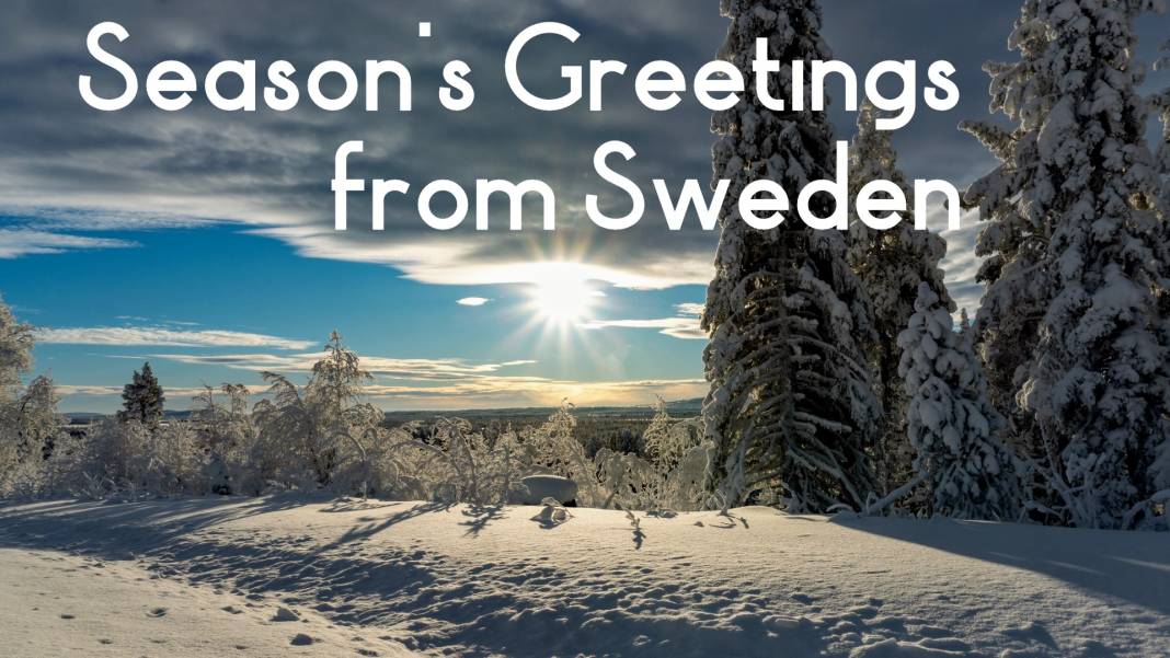 Season's Greetings from Sweden