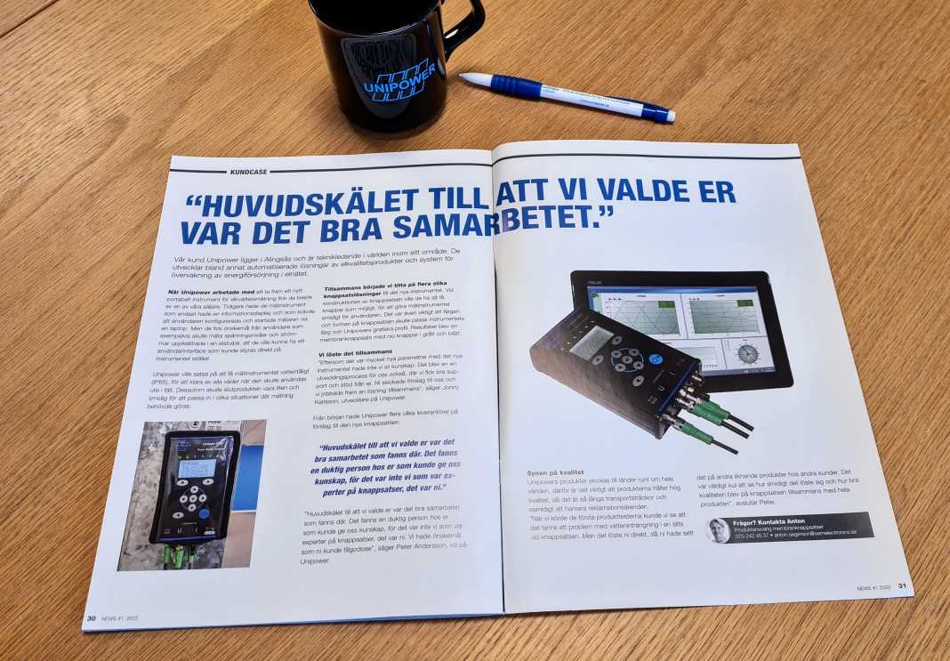 Unipower featured in OEM Electronics customer magazine