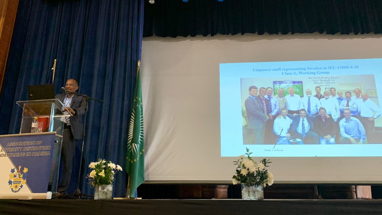 Unipower at the Association of Electricity Distribution, Namibia